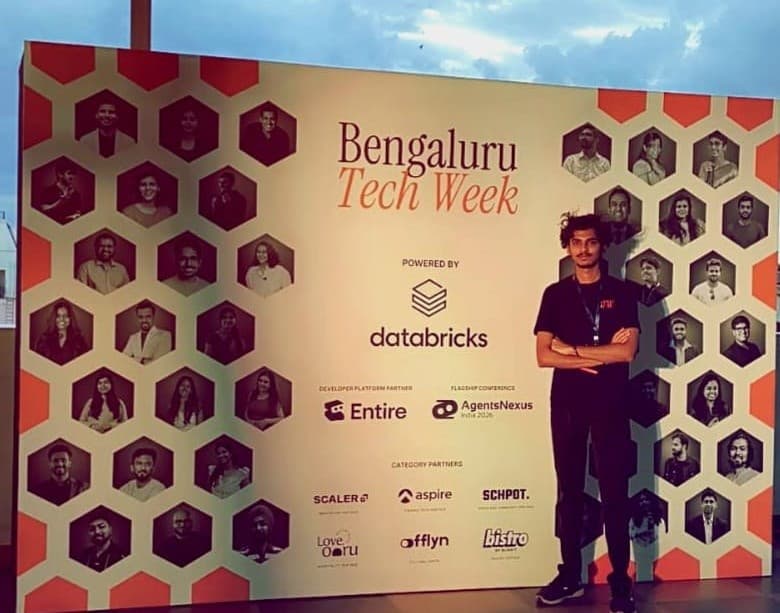 Afnan B.R. at Bengaluru Tech Week